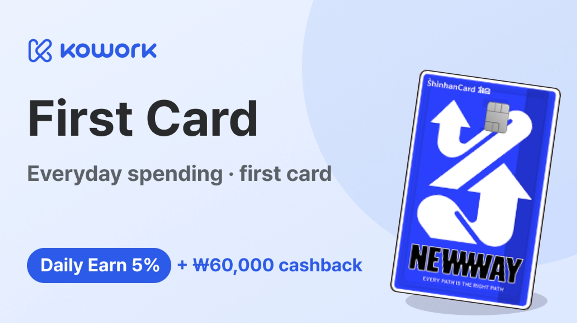 Earn 5%, everyday life.